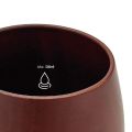 Wooden Yerba Gourd Mate Tea Set Handmade Natural Wood Coffee Water Mate Cup with Spoon Straw Bombilla Brush 200ML. 