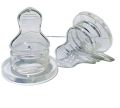 Orthodontic Palate Silicone Nipple 2 Pcs - Regular Small Size & Wide Neck Large Size. 