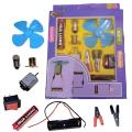 Diy Circuit Conductor Science Experiment Kit kids Lab Set / conductor Electric Sains Experiment Set,KNAFS Science School Projects Experiment Kits Fan Light Bulb Electric Circuit Physics. 