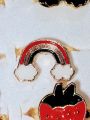 Trendy Cute Fashion Gold Plated Adjustable Rings for Little Girls – Elegant & Colorful Enamel Rings. 