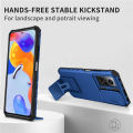 For Xiaomi Redmi Note 12 Pro 4G Phone Case Hard Sliding Lens Protect Kickstand Back Cover. 