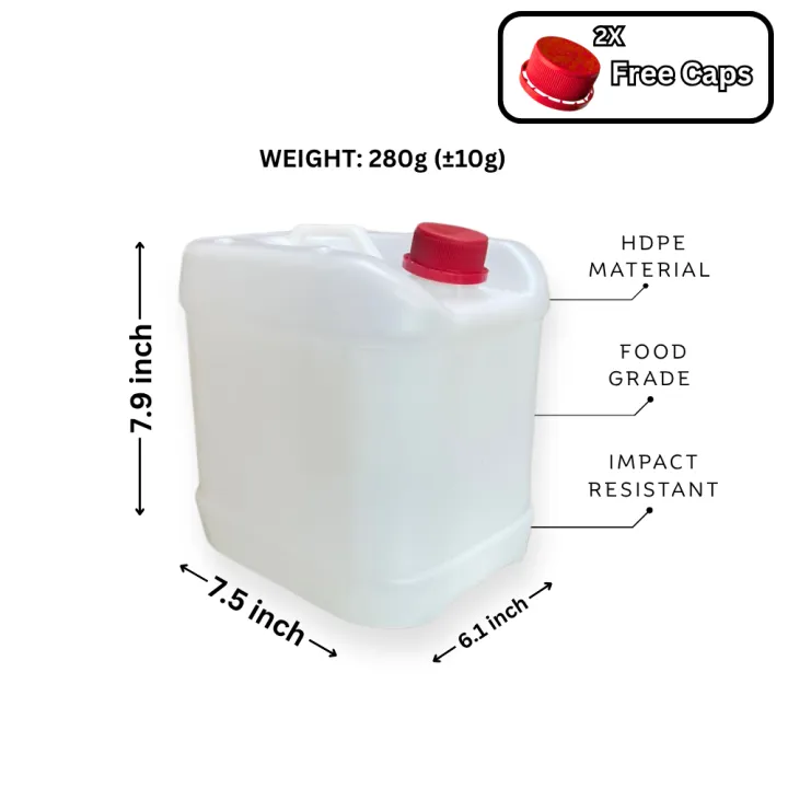 Plastic%20Jerry%20Can.%204L%20Food%20Grade%20Leak%20Proof%20Liquid%20Storage%20Container,%20Premium%20Quality%20Plastic%20Can%20for%20Water,%20Milk,%20Cooking%20Oil%20&%20Food%20Grade%20Liquids%20with%20Secure%20Cap.%20With%20Free%202%20Red%20Caps.%20-%20Image%202