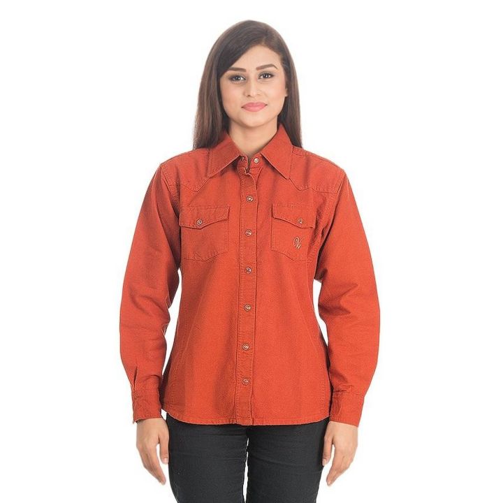 Valerie 100% cotton for winter Extra Soft Fabric Both Side Brush Chamois shirt - DTM - VTS 01