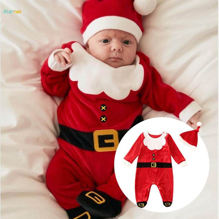 Baby Christmas Costume Infant Santa Suit Baby Christmas Costume
