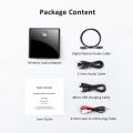 Bluetooth Transmitter Receiver, 2-in-1 Fibre Optic Bluetooth 5.0 AUX 3.5 mm Wireless Audio Adapter for TV/Car Sound System. 