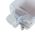 Waterproof Outdoor Socket Box 2 Hole Wall Electrical Housing Protection Cover Outdoor Power Supply Wall Power Socket Box - Transparent. 