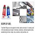 1 Set Epoxy Glue AB Resin Adhesive | 2-Component Cold Weld Structural Glue for Plastic, Metal, Glass, Acrylic, Ceramic, Rubber & Wood | Heavy-Duty Waterproof Industrial Repair Adhesive | Instant Strong Bond Fix Kit. 