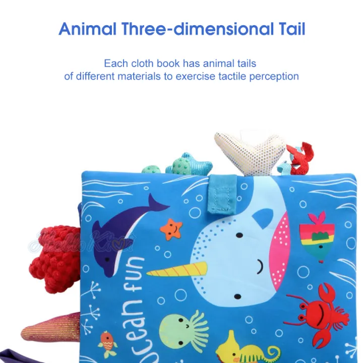 HelloKimi%20Soft%20Early%20Learning%20Sensory%20Cloth%20Fabric%20Kids%20Cartoon%20Animal%20Toy%20Book%20Rustle%20Sound%203D%20Tail%20Educational%20Touch%20and%20Feel%20Crinkle%20Books%20for%20Boys%20&%20Girls%20Toddler%20Infants%20Baby%20Children%20Toys%20-%20Image%206