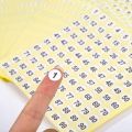 100 Sheets Number Labels Stickers 1-100 Numbers Round Stickers 0.4 Inch Small Self-Adhesive Number Labels for Office. 