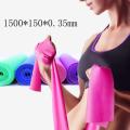 1.5m Elastic Yoga Pilates Rubber Stretch Resistance Exercise Fitness Band Belt. 