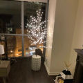 Cherry Blossom Tree Warm Glow Lamp LED Living Room Balcony Porch Decor. 