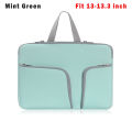 【BestGO】Fashion Laptop Bag Double Zip Soft Handbag Laptop Case Case 11 13 14 15 17inch. 