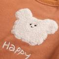 Winter Autumn Unisex Baby Boys Girls Bodysuits Warm Fleece Long Sleeve Toddler Clothing Onesies Cute Animal Casual. 