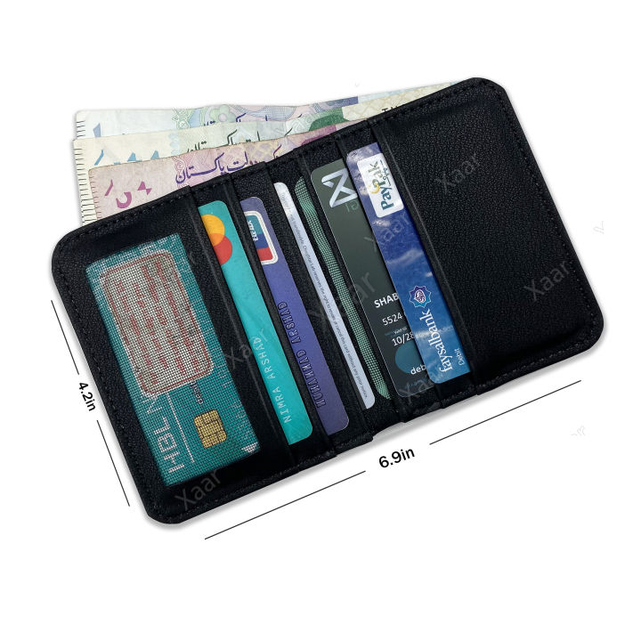 Durable%20Textured%20Synthetic%20Leather%20Ultra-Slim%20Bifold%20with%20Integrated%20Card%20Holder%20Wallet%20for%20Men%20and%20Boys%20-%20Compact%20Daily%20Purse%20-%20Image%203