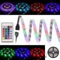 5M Rgb Watereproof 3528 Remote Control Led Strip Light - Complete Kit With 12V Adapter. 