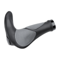 1 Set Bicycle Mountain Bike Rubber Bullhorn Handlebar Grips Riding Bilateral Locking Grips. 