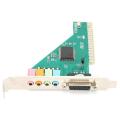 PCI Sound Card 4.1 Channel Computer Desktop Built-in Sound Card Internal Audio Card Stereo Surround CMI8738. 