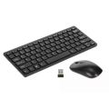 KM-901 Mini Wireless Keyboard & Mouse Combo - Black. 