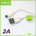 Infinix Micro USB Branded Charging Cable for Android High-Speed Data Cable White Fast Charging, High quality Cable 2.0 Amp. 