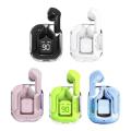 Air 31 Wireless Earbuds Transparent Bluetooth 5.3 Crystal Airpods Wireless Headset Charging Case Heavy Bass Stereo Earphones with Noise Reduction Microphone Waterproof Headphone LED Digital Display. 
