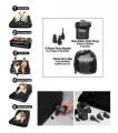 5in1 Inflatable Sofa Air Bed - Black. 