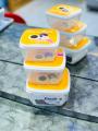 (3 in 1 )Storage container / Storage box / Box Set / Storage Box Plastic - 3pcs Set (random design). 