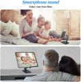 Foldable Phone Stand Plastic Cell Phone Holder Adjustable Desk Bracket Smartphone Mount Universal for iOS/Android Mobile Phone-Black. 