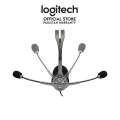 Logitech H110 Wired Headset, Stereo Headphones with Noise-Cancelling Microphone, 3.5-mm Dual Audio Jack,. 