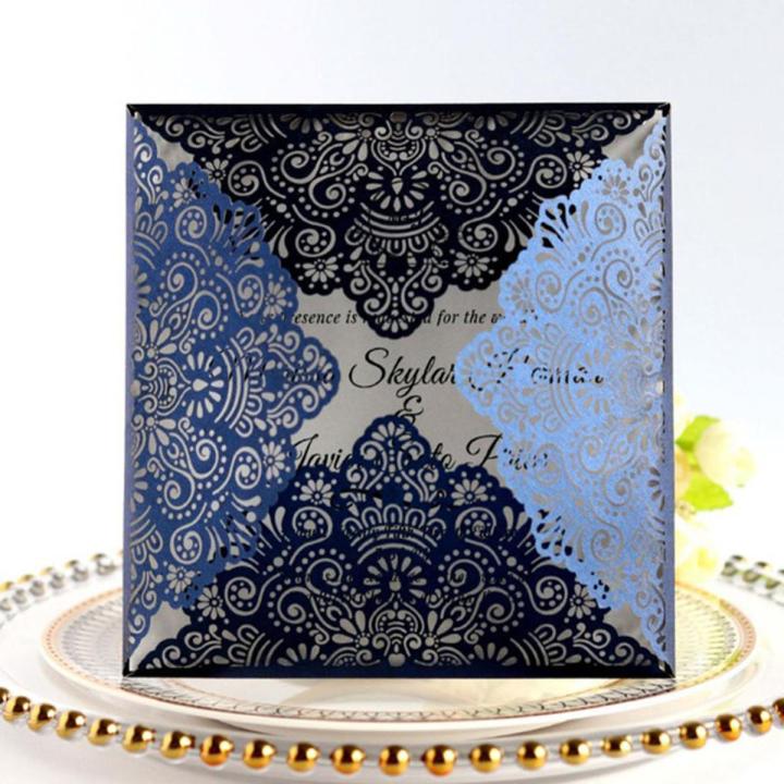 Laser Cut Greeting Card Free Pritning Inside Card Wedding Invitations ...