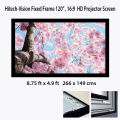 Hitech-Vision Fixed Frame Projector Screen - Matt White 120" 16:9 (8.75 ft x 4.9 ft). 