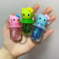 Hello Kitty keychain Color changing Glitter lip gloss. 