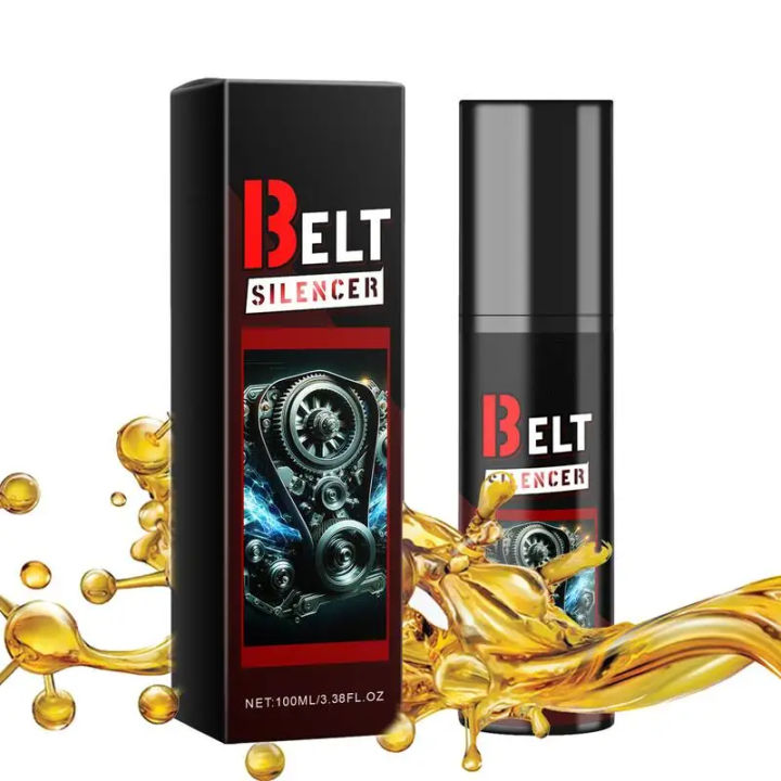 Belt Noise Spray 100ml Belt Noise Lubrication Protection Spray-On Dressing Automobile Engine Belt Silencer Spray-On Belt ﻿