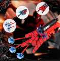 Spiderman Web for Kids hitting Silly String, Spider Role-Play Toy, Hero Launcher Spider Kids Plastic Cosplay Glove Hero Movie Launcher Wrist Toy Set for Kids Boys Costume Cosplay Gift (1 Set). 