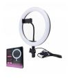 LED Selfie Ring Light 26cm * 31cm | 3 Multicolors Lighting Circle Ring Light with tripods for TikTok. 