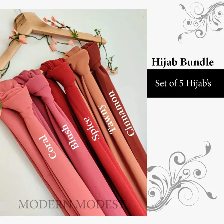 Modern%20Modest%20-%20Chiffon%20Georgette%20Hijab%20Bundle%20for%20Girls/Women%20-%20Image%206