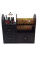 bangle stand,3 drawers,Cabinets,bangle stand with space saver,desk organizer, wooden Jewellery Box, rack, shelf, laser cut,Brushes Holder Stand with Drawer –churi stand- Princecard Store. 
