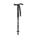 LED Light Folding Walking Telescopic Stick Adjustable - Black. 