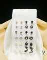 Womens Fancy Ear'rings & Hair Clips Card. 