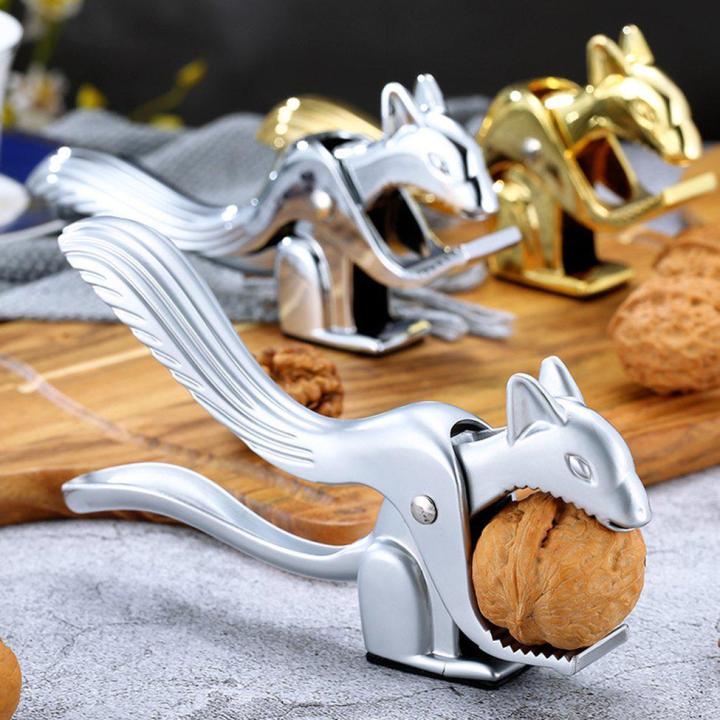 Nutcracker Walnut Cracker Heavy Duty Shell Cracker Seafood Pecan Walnut Opener Tool Squirrel  Nutcracker