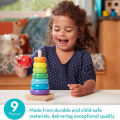 Educational Rainbow Wooden Stacking  Ring Tower Game For Montessori Kids. 