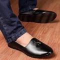Men's Traditional Khussa Pumpy Shoes  - Black Color. 