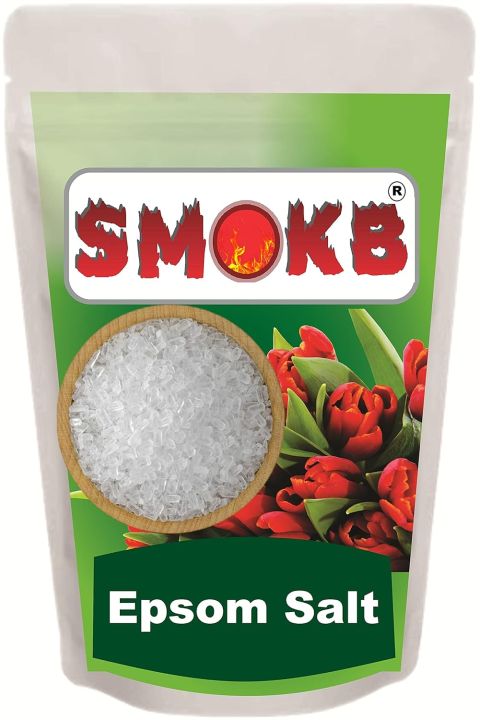 SMOKB Epsom Salt | Magnesium Sulphate Fertilizer for Plants | Bath | Pain Relief 1 Kg