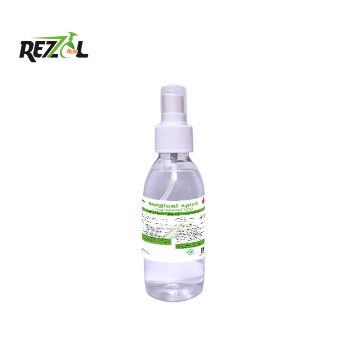 Rezol Surgical Spirit - 125ml - IPA70% - Surface Cleaner & Disinfectant - Floor Disinfectant- For Homes, Schools, Shop, Banks, Prisons, Hospitals, Houses of worship and Nursing homes - IPA 70% 125ml