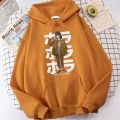 Thick fashion streetwear Sakura Ajima Mai gangster girl printing mens hoodies warm comfortable MEN'S hoody oversized casual hooded. 