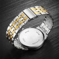 [With Free Bracelet] ORLANDO Men's Business Watch Original Top Brand Luxury Wrist Watch Life Waterproof Stainless Steel Strap Casual Quartz Watch. 