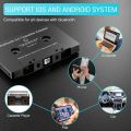 Car Cassette Audio Aux Adapter, Wireless Bluetooth 5.0 Cassette Receiver, Cassette to Aux Adapter Tape Player, for Listening to Mobile Music and Car Voice, Hands-Free Calling (Black) B A70 CASSETTE. 