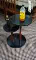 Side Table/Center Table/Beside Table (Modern Double Top Round Coffee Table). 