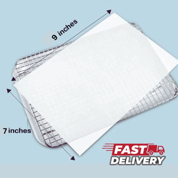 Premium Quality Butter Paper (Pack Of 50Sheets- 9x7 inches Size) | Daraz.pk