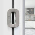 PREMIUM QUALITY Fridge Lock Adhesive Self Locking Refrigerator Door Lock with Double Press Unlock Baby Safety & Food Protection. 