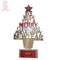 Xmas Tree Ornament Festival English Letter Merry Christmas Tree Home Decoration. 